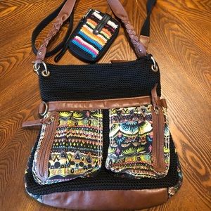 The Sak crossbody/shoulder bag with bonus wristlet